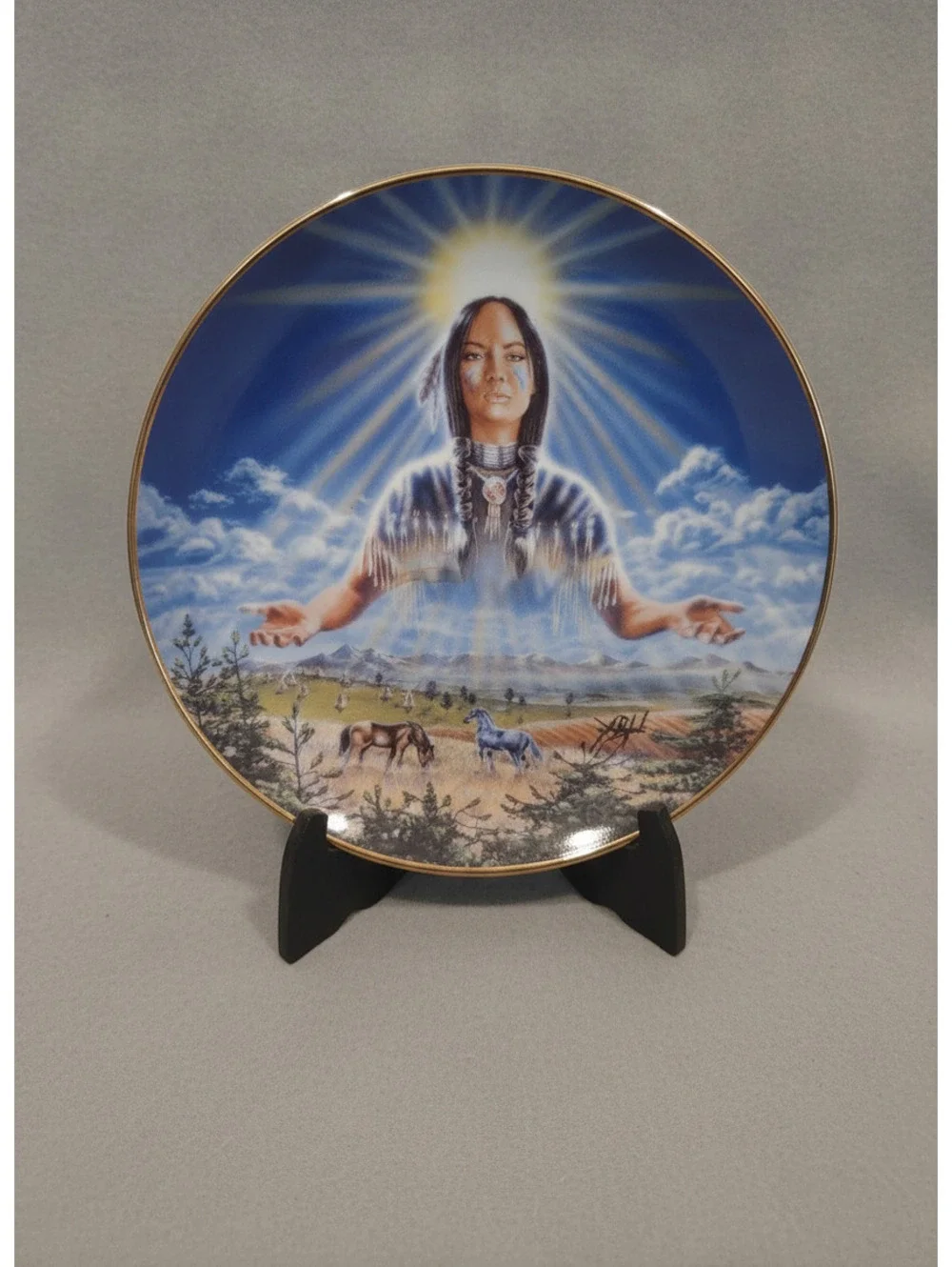 Royal Doulton Sun Maiden Limited Edition Fine Bone China Decorative Plate